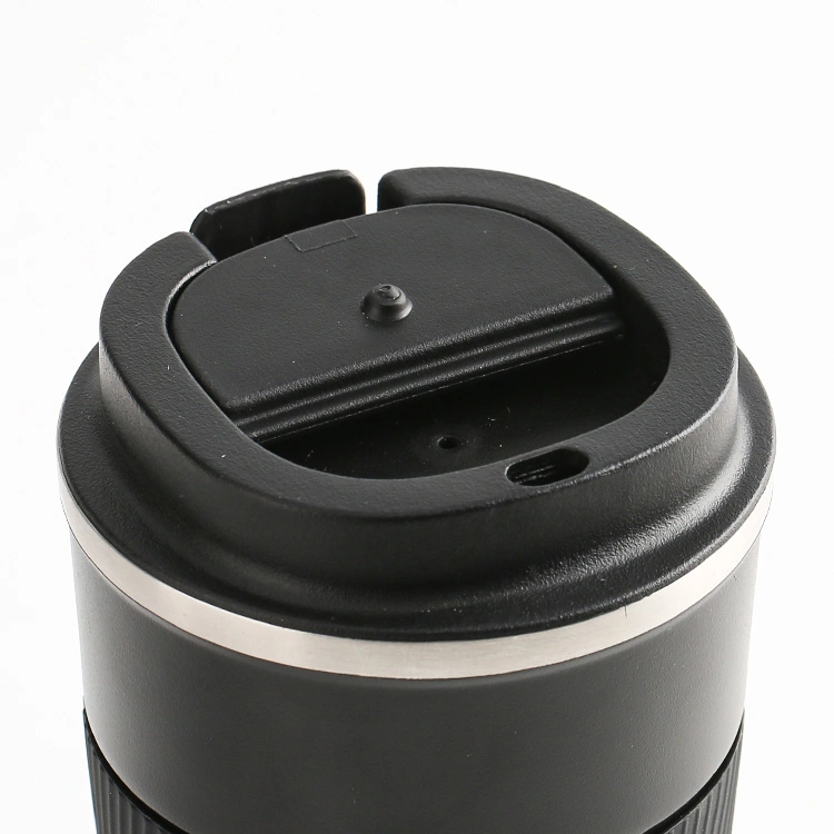 510ml Gorgeous Logo Travel Coffee Mug with Silicone Sleeve Double Wall Vacuum Insulated Stainless Steel