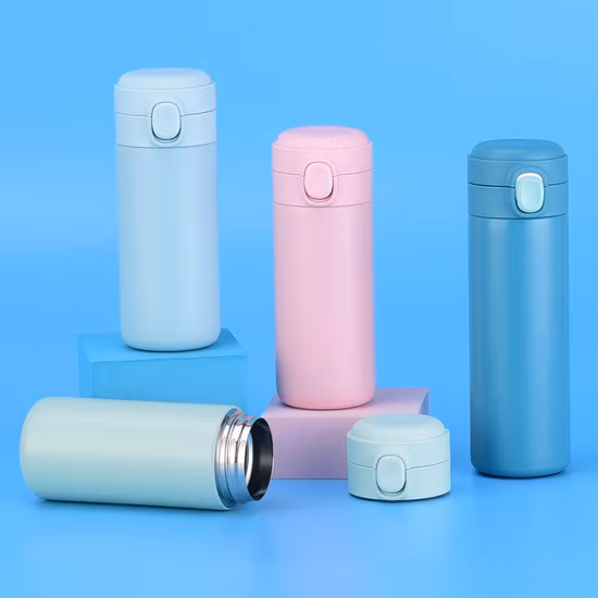 Bottiglia termica per piselli a doppia parete per bottiglia d'acqua sottovuoto