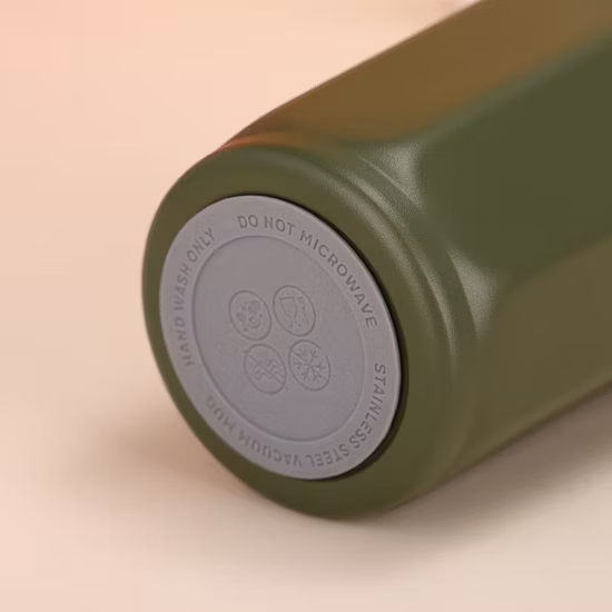 Tazza da viaggio thermos per alimenti con isolamento sottovuoto a parete singola in acciaio inossidabile da 750 ml con coperchio
