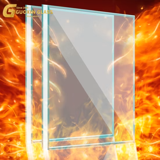 Calore soffiato a mano in borosilicato trasparente su misura