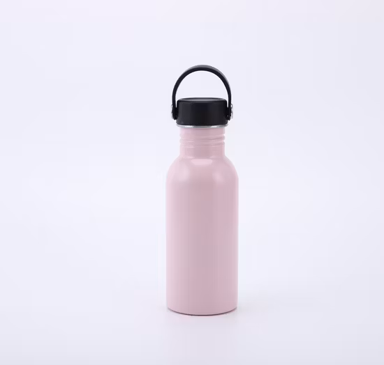 Bottiglia d'acqua sportiva a forma di cola a parete singola da 750 ml in acciaio inossidabile 304 all'ingrosso